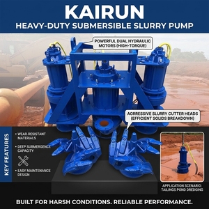 Submersible Mud Dredging Pump For Silt And Mud Removal In Marina