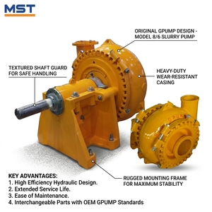 12 Inch Large Flow Sand Dredge Pump Heavy Duty Gravel Pump