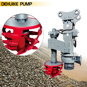 China Hydraulic Submersible Dredge Excavator Sand Slurry Pump With Agitator