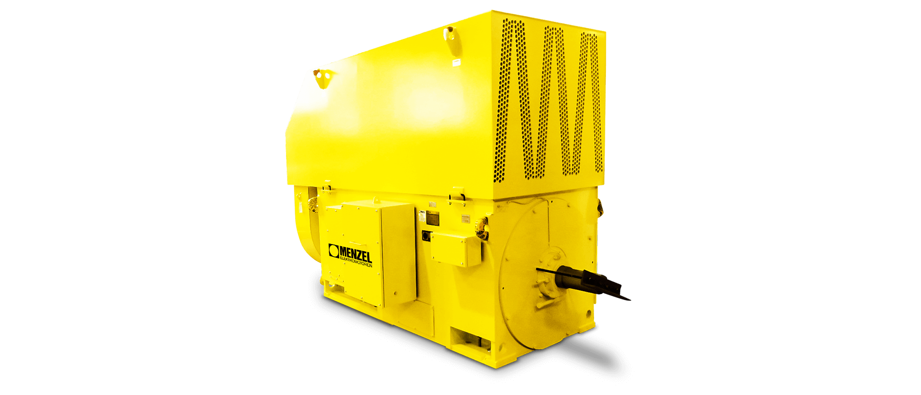 Asynchronous slip ring motor stored in warehouse
