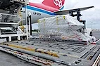 Air freight handling of a large industrial electric motor
