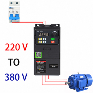 High Quality VFD 220V Single Phase to 3 Phase 380V Vector Control Inverter