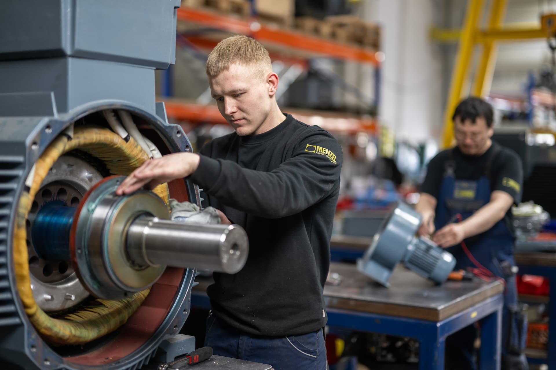 Electric motor overhauling and reconditioning