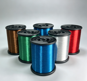 Economical 600V Enameled Aluminum Magnet Wire Full Gauge Thin Heavy Build Solid Polyester Insulation Class H Transformer Motor